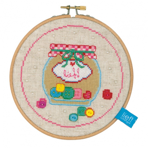 82997_Набор для вышивания с пяльцами "Пуговицы" 82997_Набор для вышивания с пяльцами "Пуговицы"