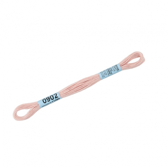Нитки для вышивания Gamma мулине (0820-3070) 100% хлопок 24 x 8 м цв.0902 св.розовый