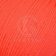 Пряжа для вязания КАМТ Карамелька (100% акрил) 10х50г/175м цв.126 ярк.коралл