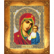 Набор для вышивания бисером РУССКАЯ ИСКУСНИЦА арт.309 БИ Богородица Казанская 18х22,5 см