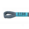 Нитки для вышивания Gamma мулине (3173-6115) 100% хлопок 24 x 8 м цв.5188 серый