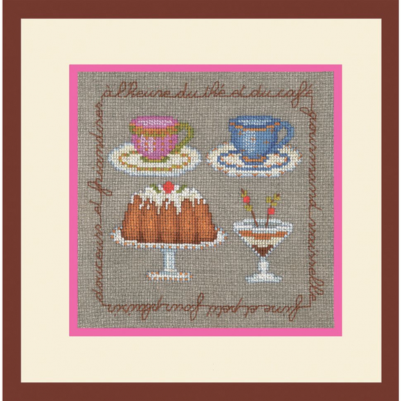 163868_Набор для вышивания: "A L'HEURE" (Время чая) 163868_Набор для вышивания: "A L'HEURE" (Время чая)