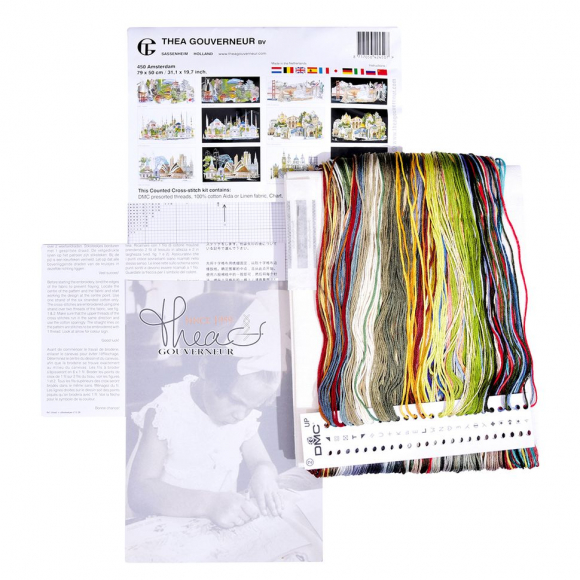 37585_Набор для вышивания "Амстердам", канва лён 36 ct