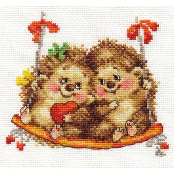 Набор для вышивания АЛИСА арт.0-115 На качелях 14х13 см