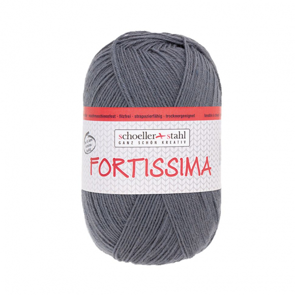 177009_Пряжа Fortissima Socka 4-fach Uni, 75% шерсть, 25% полиамид, 420 м, 100 г