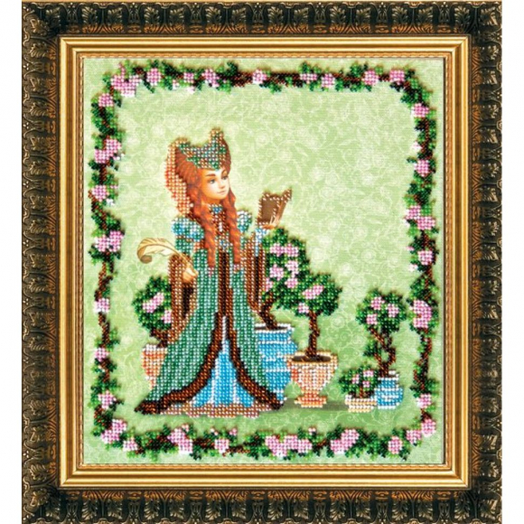 Набор для вышивания бисером АБРИС АРТ арт. AB-159 Луиза 22х25 см