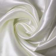 Ткань атлас-сатин 70 г/м? 100% полиэстер шир.148 см арт.Р.15057.02 цв.02 шампань уп.25м