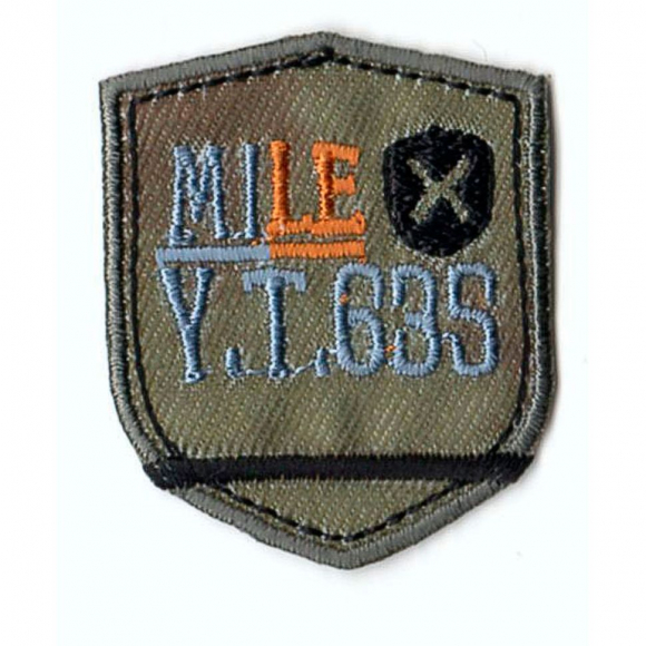 Термоаппликация "Миля", цвет зеленый