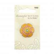 23291_Пуговицы "Beautiful Buttons", Pink&Yellow