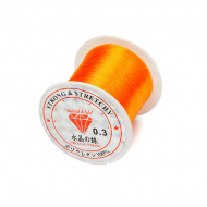 Леска для бисера ?0,3 100м цв.оранжевый Леска для бисера ?0,3 100м цв.оранжевый