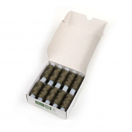 Нитки армированные 45ЛЛ  200 м цв.5504 т.серо-зеленый