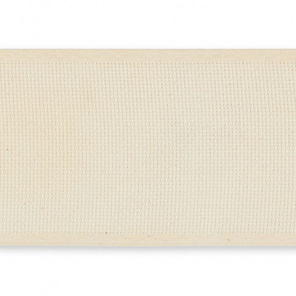 Канва Gamma KT-100 лента Aida №14 100% хлопок 100мм х 25м цв.кремовый, кремовый