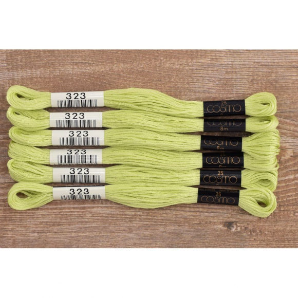 164415_Мулине COSMO однотонный цвет 323