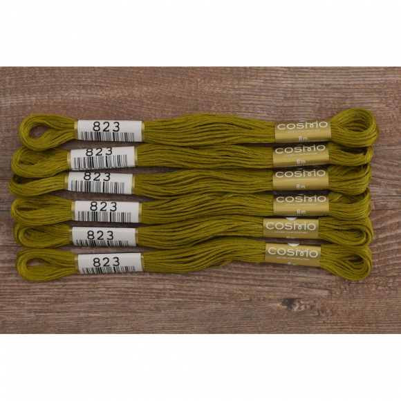 Мулине COSMO однотонный цвет 823