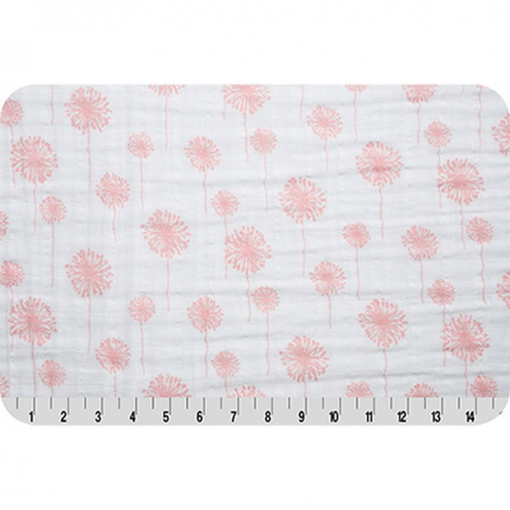 Ткань для пэчворка PEPPY Embrace (марлевка) 120 г/м? 100% хлопок цв.premier dandelion coral уп.100х125 см