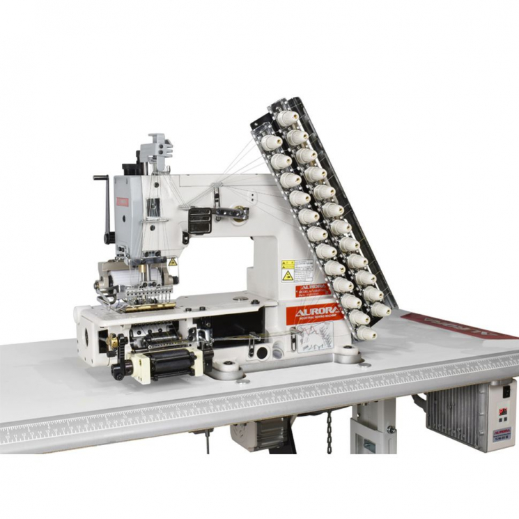 Многоигольная промышленная швейная машина (поясная машина) Aurora A-12064P/VWL