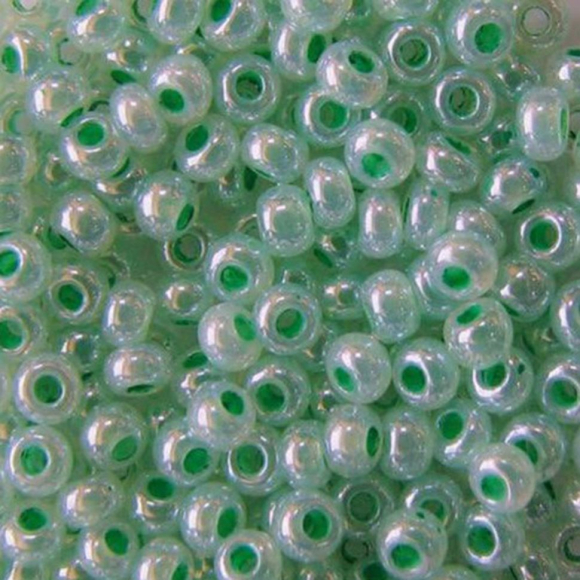 Бисер Preciosa №10, 5 г., цвет №37356 зелёный цейлон