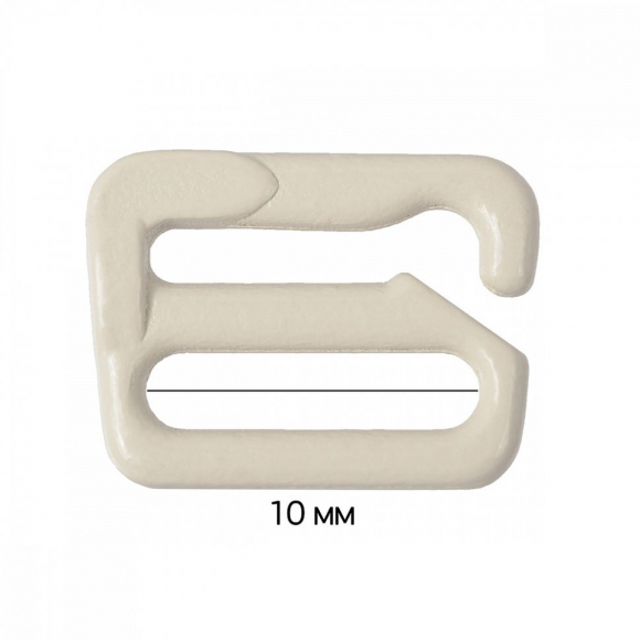 Крючок для бюстгальтера металл ARTA.F.2890 9,9мм, цв.126 бежевый, уп.50шт