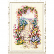 Набор для вышивания ЧУДЕСНАЯ ИГЛА арт.110-001 Садовая калитка 23х34 см