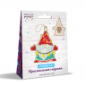 Кристальная мозаика ФРЕЯ арт.ALVP-004 Гномик с гирляндой (подвеска) 13х9,5 см
