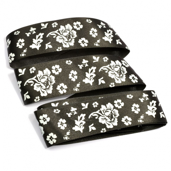 Лента атласная с рисунком арт.TBY.LDA339 шир.38мм уп.10м