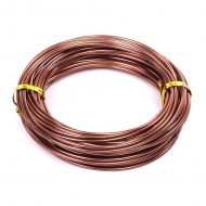 Проволока ? 2мм арт.ТВ-ALW-2 цв.18 коричневый рул.10м