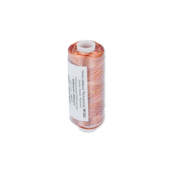 Нитки для вышивания Gamma мультиколор M120/2 100% вискоза 10 шт. 400 я цв.Set 2 теплые светлые
