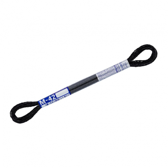 Нитки для вышивания Gamma мулине NM металлик 100% полиэстер 12 x 8 м цв.М-42 черный