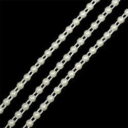 Полужемчужины на бобине TBY.BWC.HR4.2 4мм цв.2 молочный уп.50 м