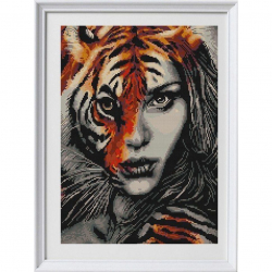 Рисунок на ткани (Бисер) КОНЁК арт. 1335 Хищница 1 29х39 см