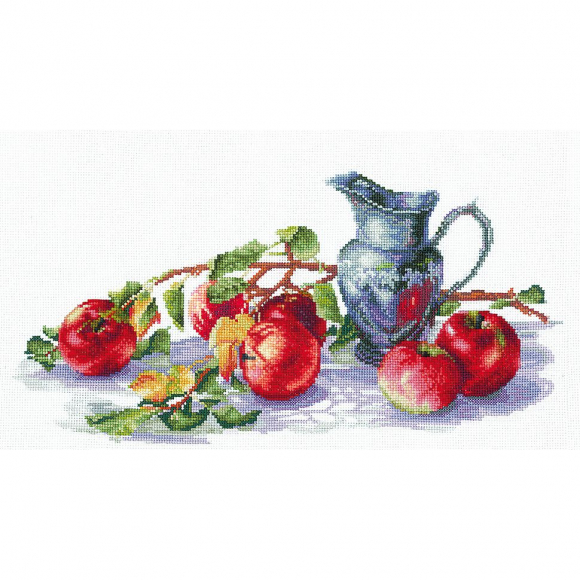 Набор для вышивания СДЕЛАЙ СВОИМИ РУКАМИ арт.С-60 Сочные яблоки 38х19 см