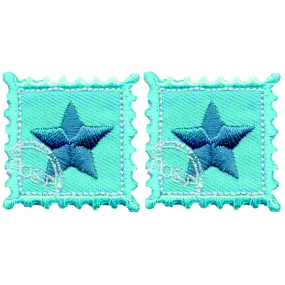 Термоаппликации HKM "Briefmarke Stern hellblau" Термоаппликации HKM "Briefmarke Stern hellblau"