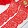 Кружево-стрейч KRUZHEVO арт.TBY.YSTL00839/N шир.90мм цв.SD163 красный уп.25м