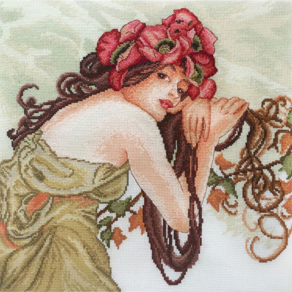 Набор для вышивания МАРЬЯ ИСКУСНИЦА арт.04.010.04 Мечтательное Лето, по рисунку А. Муха 30х30 см Набор для вышивания МАРЬЯ ИСКУСНИЦА арт.04.010.04 Мечтательное Лето, по рисунку А. Муха 30х30 см