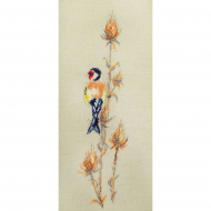 Набор для вышивания МАРЬЯ ИСКУСНИЦА арт.03.010.08 Щегол, по рисунку О. Цуриной 20х45 см