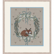 Набор для вышивания Le Bonheur des Dames арт.1085 Renard-Etamine Lin (Лиса) 15х22 см