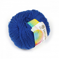 Пряжа для вязания ПЕХ Детский каприз тёплый (50% мериносовая шерсть, 50% фибра) 10х50г/125м цв.491 ультрамарин
