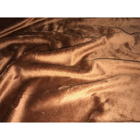 Мех для игрушек М-1407 коротковорсовый арт.КЛ.23693 50х50см (±1,0см), коричневый