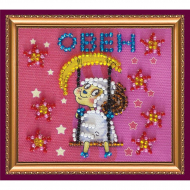 Набор для вышивания с магнитом АБРИС АРТ арт. AMA-101 Знак Зодиака Овен 8х7 см Набор для вышивания с магнитом АБРИС АРТ арт. AMA-101 Знак Зодиака Овен 8х7 см