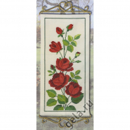 Набор для вышивания PERMIN арт.92-9569 Розы 20х40 см