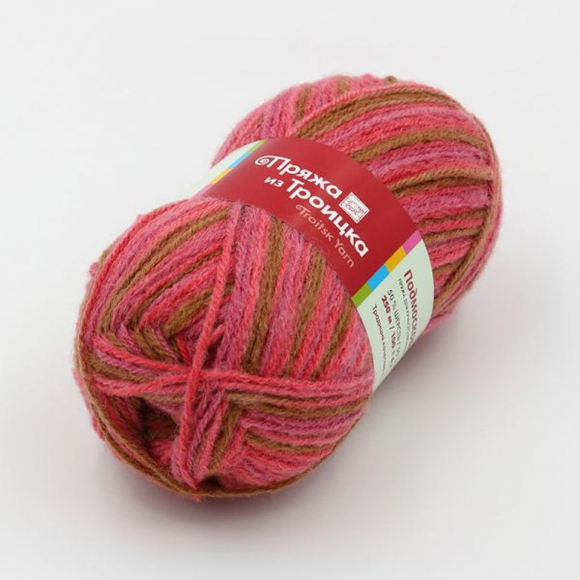 Пряжа для вязания ТРО Подмосковная (50% шерсть, 50% акрил) 10х100г/250м цв.секционный 4426 Пряжа для вязания ТРО Подмосковная (50% шерсть, 50% акрил) 10х100г/250м цв.секционный 4426