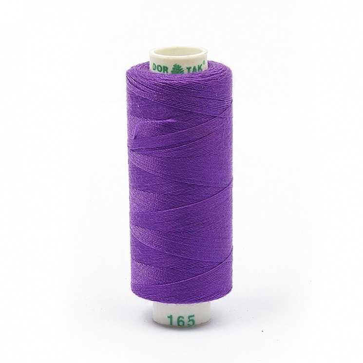 Нитки Dor Tak бытовые 40/2 полиэстер 366м цв.165 сиреневый