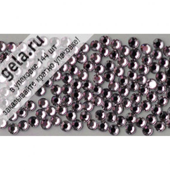 34743_Камни плоские с термоклеем 2028HF, ss 5, Light Amethyst M