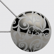 Магнитные клипсы для штор ? 45 с тросом (30 см) цвет №26У