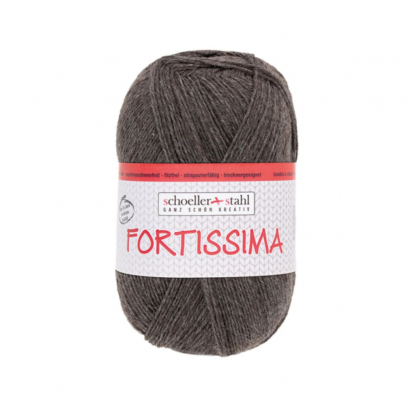 177021_Пряжа Fortissima Socka 4-fach Uni, 75% шерсть, 25% полиамид, 420 м, 100 г