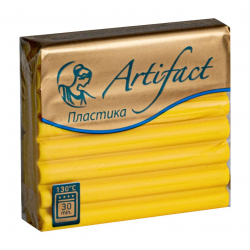 Полимерная глина Артефакт арт.АФ.824302/1674 цв.Спелый банан 56 г