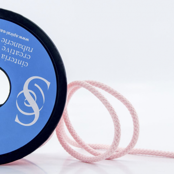 Шнур плетеный SPIRAL ( SAFISA), 4 мм, 25 м, цвет розовый