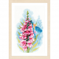 Набор для вышивания LANARTE арт.PN-0194925 Парящая стрекоза 22х33 см