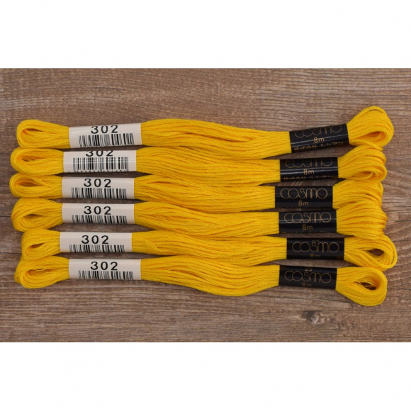 164399_Мулине COSMO однотонный цвет 302 164399_Мулине COSMO однотонный цвет 302