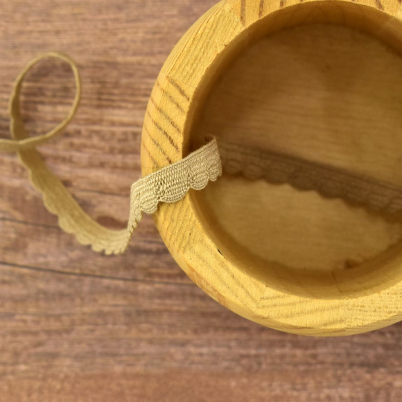 173868_Кант-тесьма, 8 мм, цвет горчичный